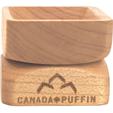 Load image into Gallery viewer, Canada Puffin maple wood and metal herb grinded
