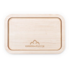 Load image into Gallery viewer, Canada Puffin maple wood rolling tray