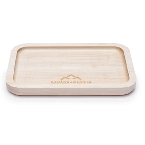 Canada Puffin maple wood rolling tray